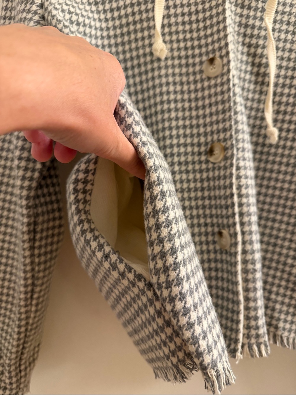 Hem & Thread houndstooth jacket - Picture 4 of 6